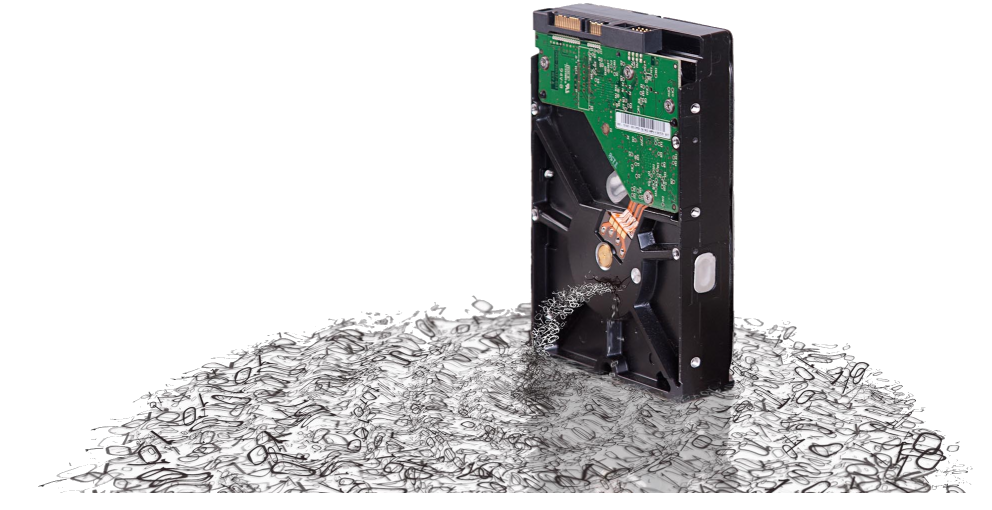 hdd lost data small